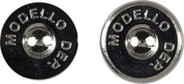 Magnet-Annähknöpfe 18mm - silberfarbig